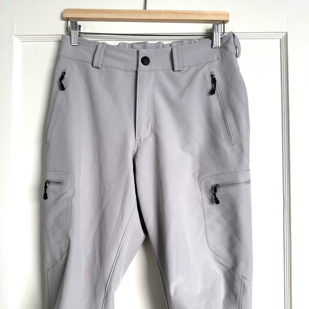 PATAGONIA Alpine Guide Soft Shell Stretch Pants in Light Gray size 8 - Picture 3 of 9